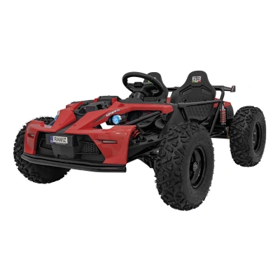 General 63 800W - Dwuosobowy Gokart Elektryczny Dla dzieci 5lat+ Off-road - czerwony