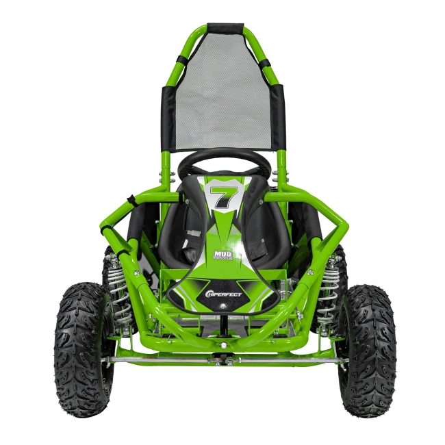Mud Monster 98cc - Gokart Spalinowy Jednoosobowy Dla Dzieci 5lat+ - zielony