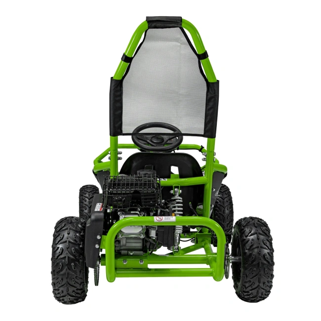 Mud Monster 98cc - Gokart Spalinowy Jednoosobowy Dla Dzieci 5lat+ - zielony