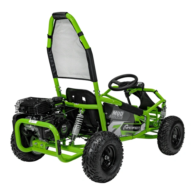 Mud Monster 98cc - Gokart Spalinowy Jednoosobowy Dla Dzieci 5lat+ - zielony