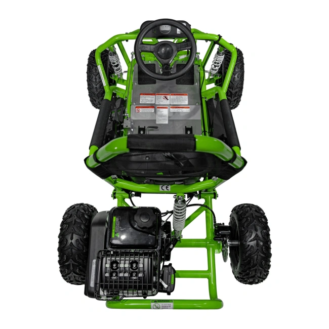 Mud Monster 98cc - Gokart Spalinowy Jednoosobowy Dla Dzieci 5lat+ - zielony