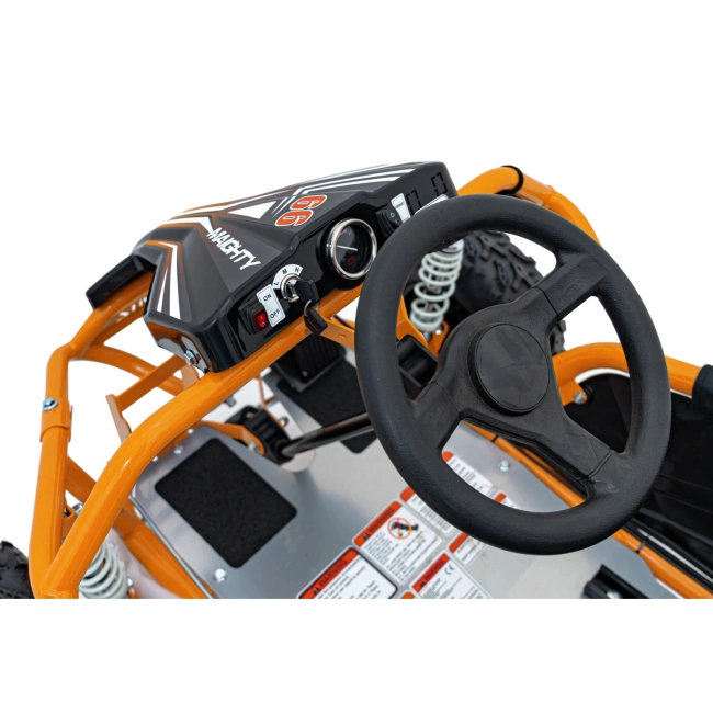 Gokart Elektryczny Off-Road - Maighty  - 1000W - 30km/h - pomarańczowy