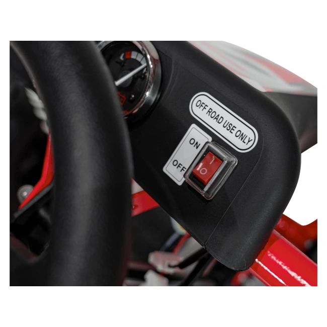 Gokart Elektryczny Off-Road - Mud Monster  - 1000W - 30km/h - czerwony