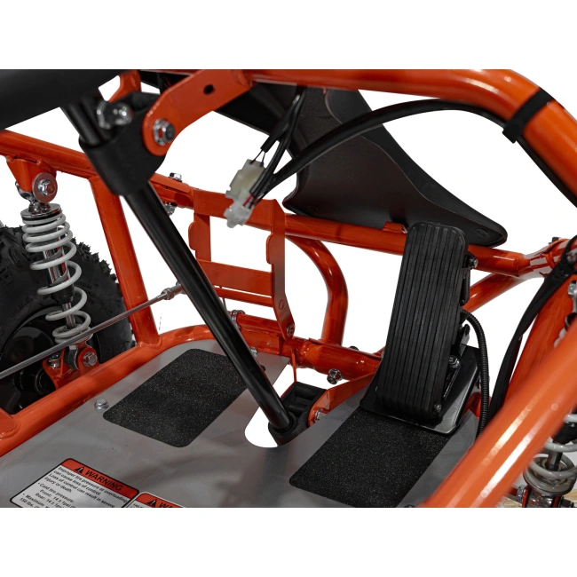 Gokart Elektryczny Off-Road - Mud Monster  - 1000W - 30km/h - pomarańczowy