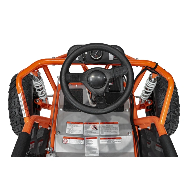 Gokart Elektryczny Off-Road - Mud Monster  - 1000W - 30km/h - pomarańczowy