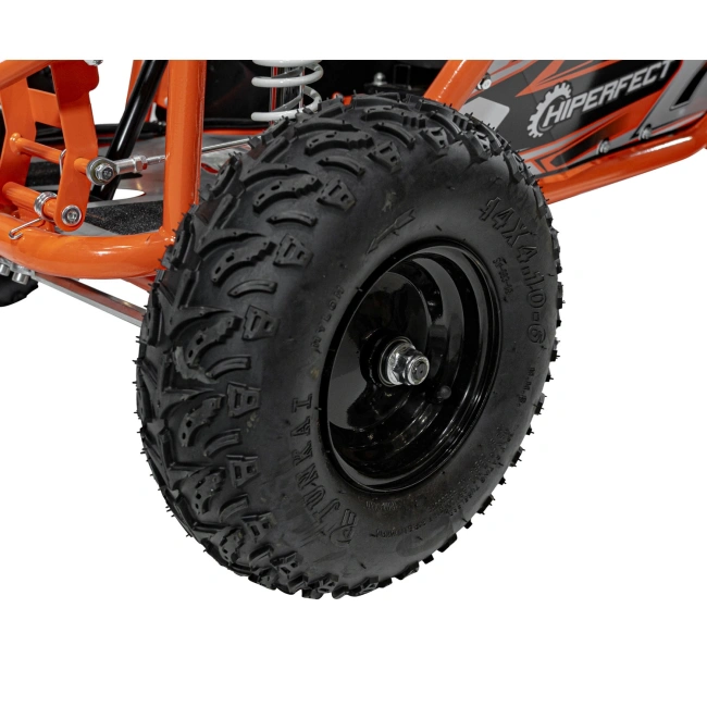 Gokart Elektryczny Off-Road - Mud Monster  - 1000W - 30km/h - pomarańczowy