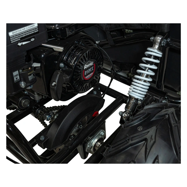 Dwuosobowe Mini Buggy Spalinowe - Lucky Seven - 38km/h - niebieskie