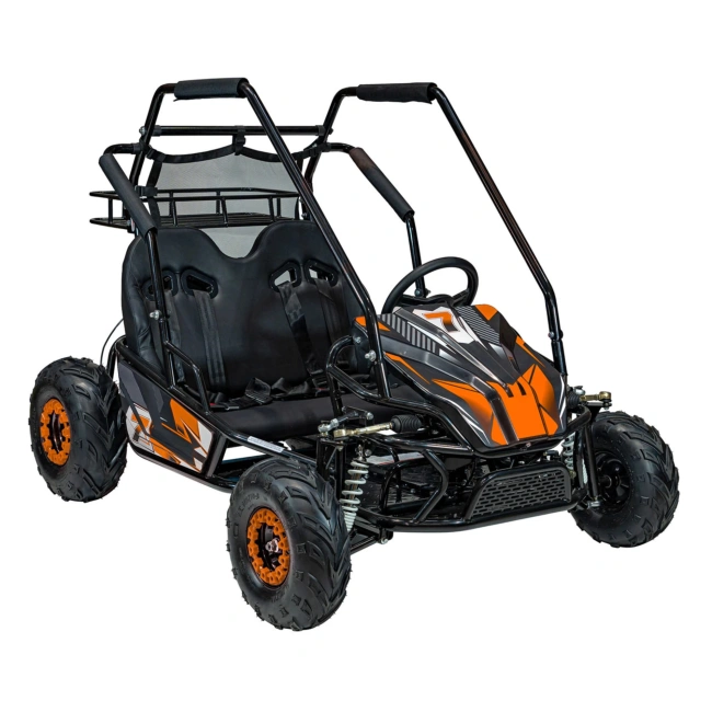 Dwuosobowe Mini Buggy Lucky Seven - 212cc - pomarańczowe
