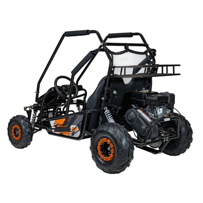 Dwuosobowe Mini Buggy Lucky Seven - 212cc - pomarańczowe