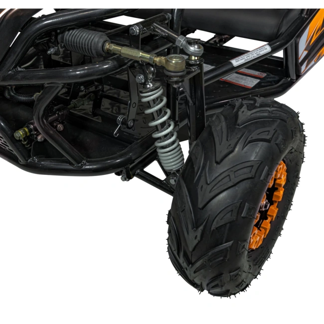 Dwuosobowe Mini Buggy Spalinowe - Lucky Seven - 38km/h - pomarańczowe