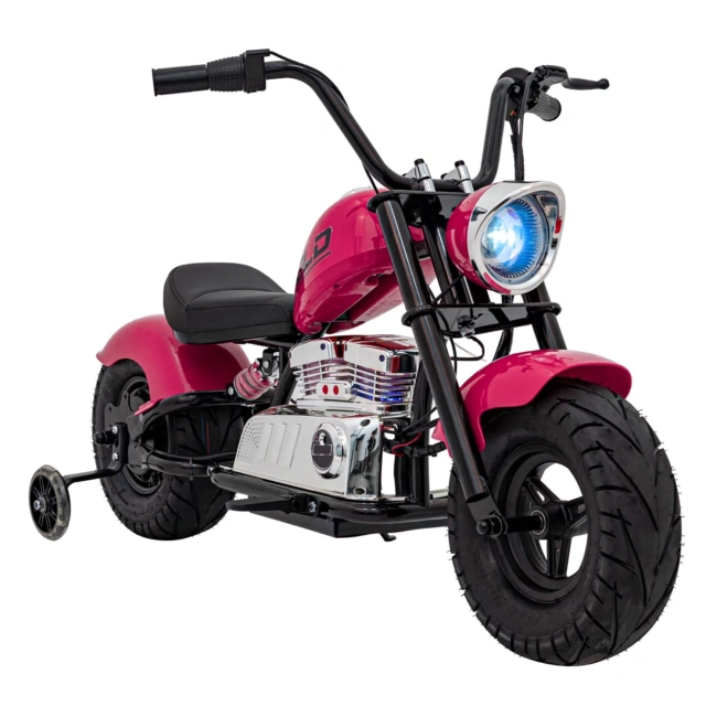 Motorek elektryczny dla dzieci Chopper Warrior - 350W - różowy