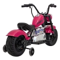 Motorek elektryczny dla dzieci Chopper Warrior - 350W - różowy