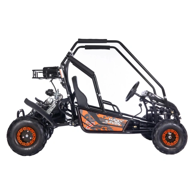 Dwuosobowe Mini Buggy Lucky Seven Lift - 125cc - pomarańczowy