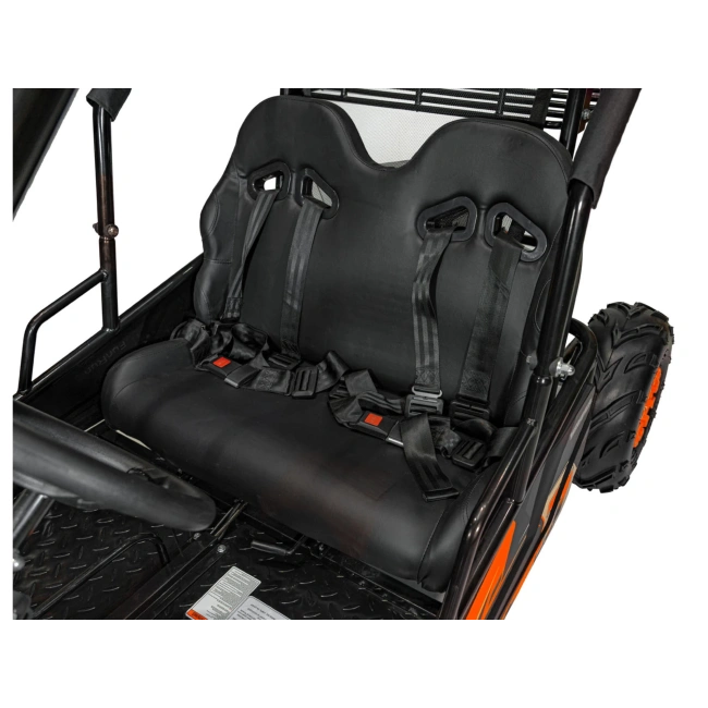 Dwuosobowe Mini Buggy Spalinowe - Lucky Seven Lift 125cc - 46km/h - pomarańczowy