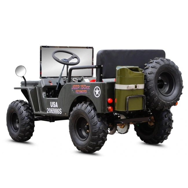 Mini Jeep Willys Dla dzieci Spalinowy 150cc - US-Army