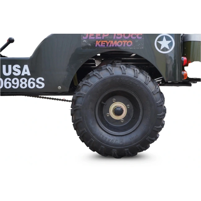 Dwuosobowy Mini Jeep Willys Spalinowy dla dzieci 8lat+ 150cc - US-Army