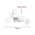 Mini motor elektryczny Chopper Warrior - 350W - różowy - dla dzieci 4+