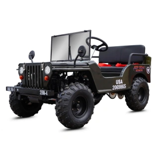 Mini Jeep Willys Dla dzieci Spalinowy 150cc - US-Army
