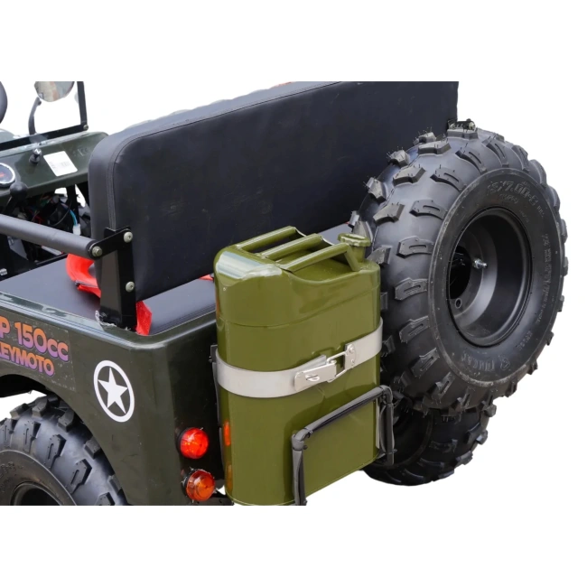 Dwuosobowy Mini Jeep Willys Spalinowy dla dzieci 8lat+ 150cc - US-Army