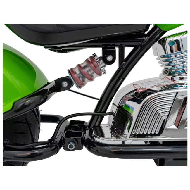 Mini motor elektryczny Chopper Warrior - 350W - zielony - dla dzieci 4+