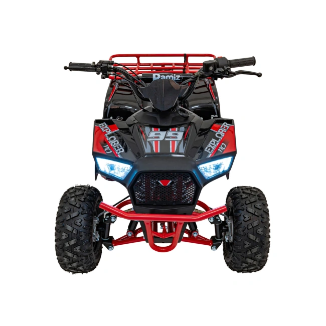 Mini Quad Spalinowy Explorer 110cc - czerwony