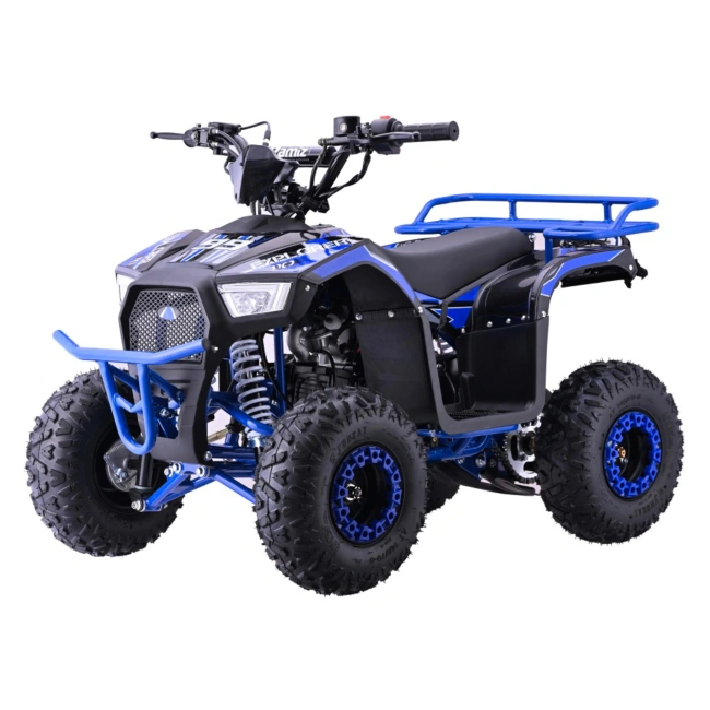 Mini Quad Spalinowy Explorer 110cc - niebieski