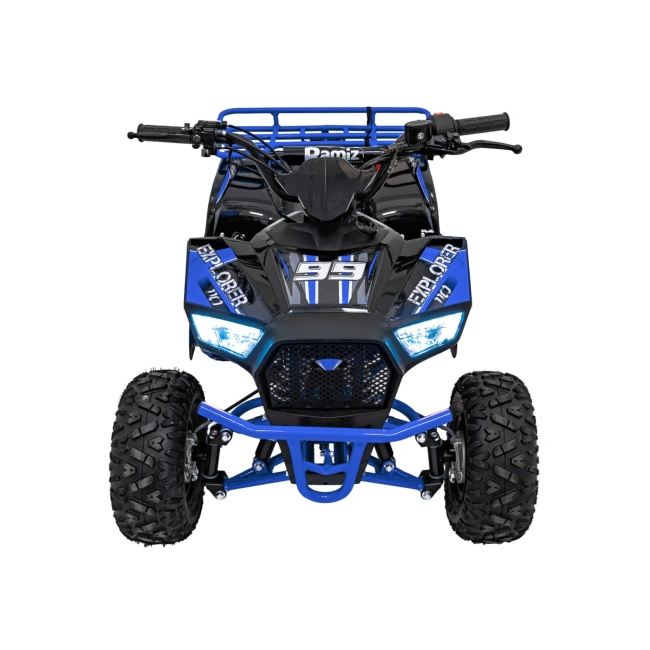 Mini Quad Spalinowy Explorer 110cc - niebieski
