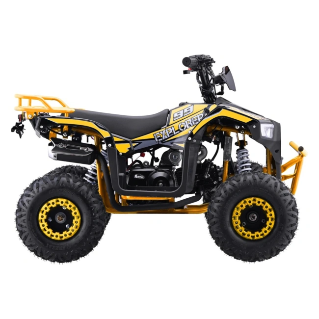 Mini Quad Spalinowy Explorer 110cc - żółty