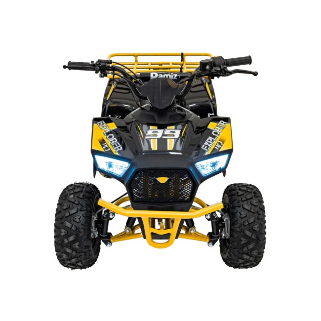 Mini Quad Spalinowy Explorer 110cc - żółty