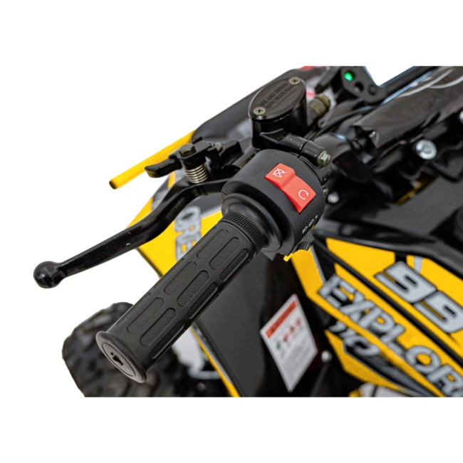 Mini Quad Spalinowy Explorer 110cc - 45km/h - żółty