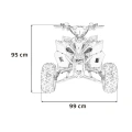 Quad Spalinowy Desert Storm Lift 125cc - 60km/h - czarny