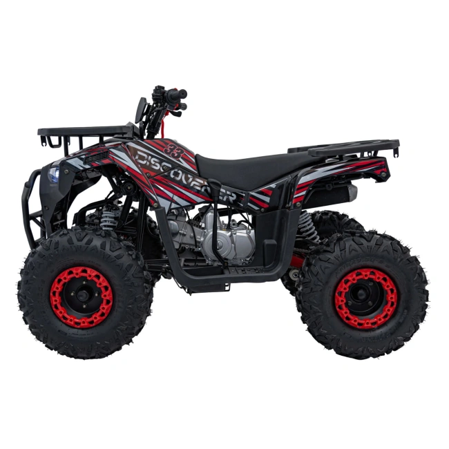 Discoverer 125cc - Średni Quad Spalinowy - czerwony - dla dzieci od 7 do 14 lat