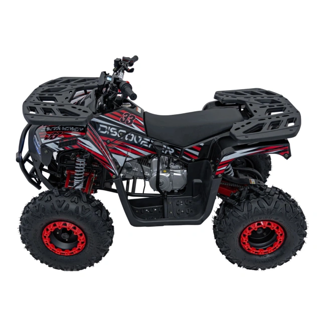 Discoverer 125cc - Średni Quad Spalinowy - czerwony - dla dzieci od 7 do 14 lat