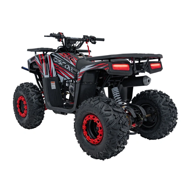 Discoverer 125cc - Średni Quad Spalinowy - czerwony - dla dzieci od 7 do 14 lat