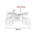 Quad Spalinowy DISCOVERER 125cc - 60km/h - czerwony
