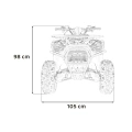 Quad Spalinowy DISCOVERER 125cc - 60km/h - czerwony