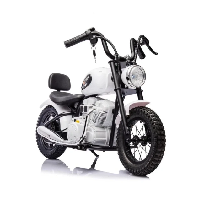 Mini motorek elektryczny chopper SPEED 350W - biały
