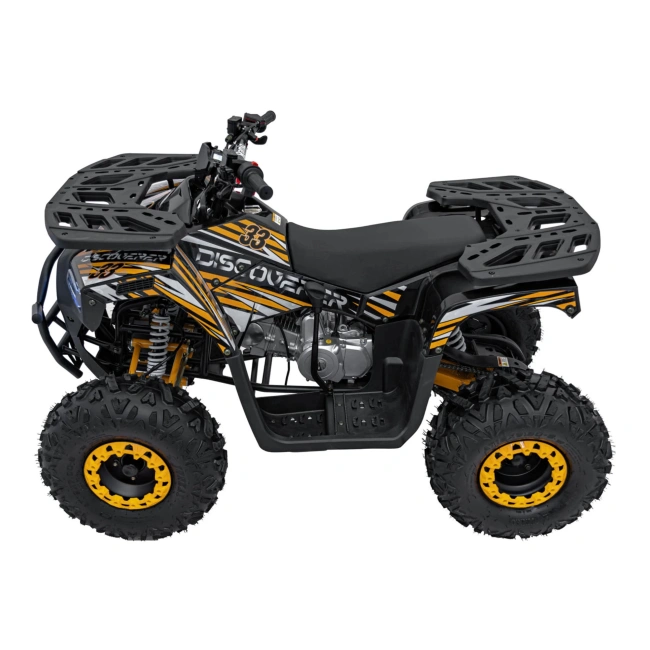Quad Spalinowy Discoverer 125cc - pomarańczowy - dla dzieci od 7 do 14 lat