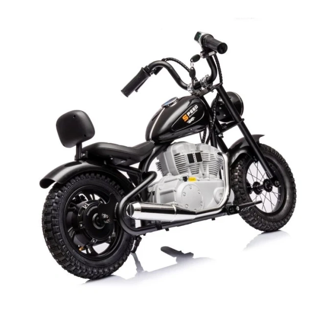 Mini motorek elektryczny chopper SPEED 350W - czarny