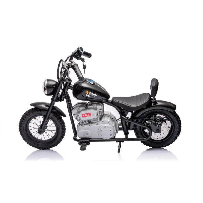 Mini motorek elektryczny chopper SPEED 350W - czarny