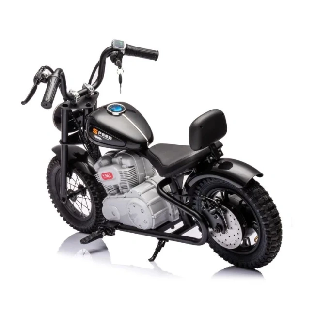 Mini motorek elektryczny chopper SPEED 350W - czarny