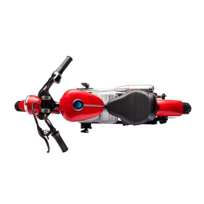 Mini motorek elektryczny chopper SPEED 350W - czerwony