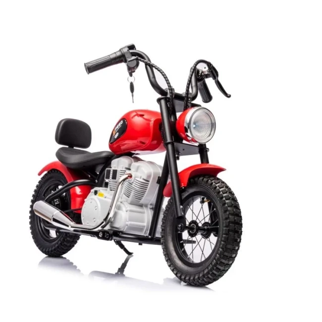 Mini motorek elektryczny chopper SPEED 350W - czerwony