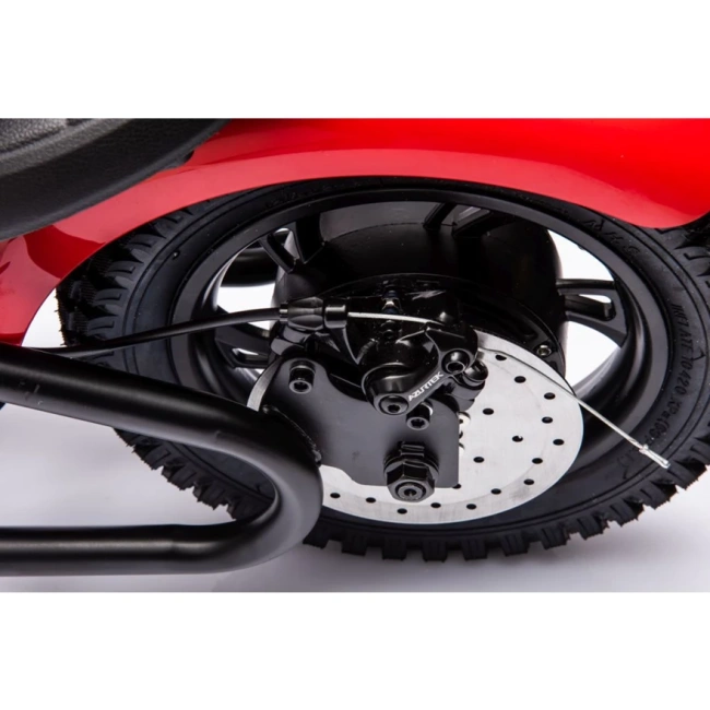 Mini motor elektryczny Chopper SPEED - 350W - czerwony - dla dzieci 4+