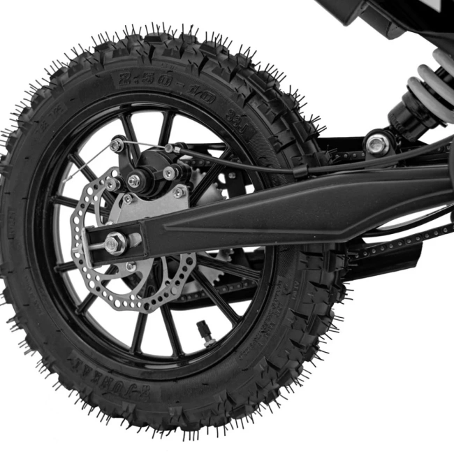 Mini cross spalinowy Tiger 49cc - 40km/h -  czarny