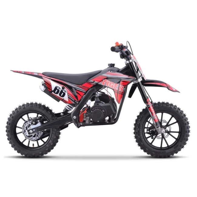 Mini cross spalinowy Tiger 66 - 49cc - czerwony