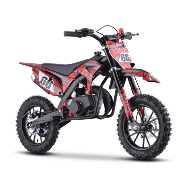 Mini cross spalinowy Tiger 66 - 49cc - czerwony