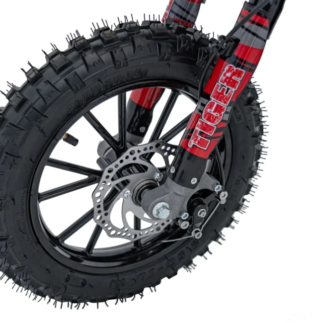 Mini cross spalinowy Tiger 49cc - 40km/h -  czerwony