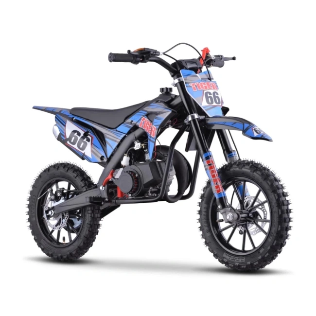 Mini cross spalinowy Tiger 66 - 49cc - niebieski