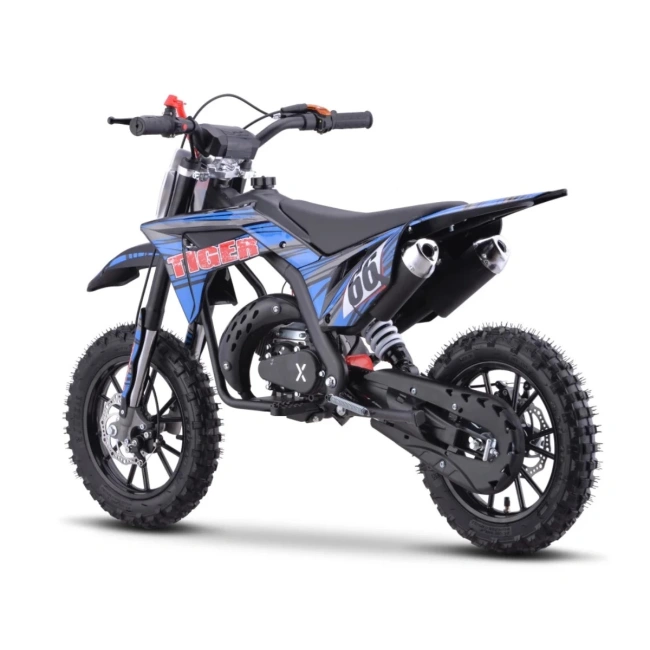 Mini cross spalinowy Tiger 66 - 49cc - niebieski